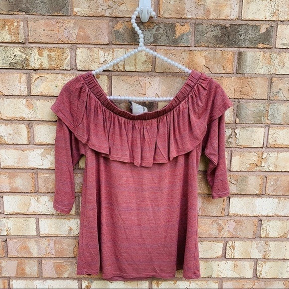 Dolan Charla Off The Shoulder Ruffle Top - Picture 7 of 7